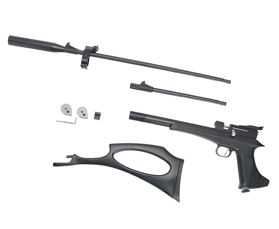 Carabina e Pistola de Pressão PCP Air Viper XL 5,5 + Bomba + Chumbo + Alvos + Kamuff