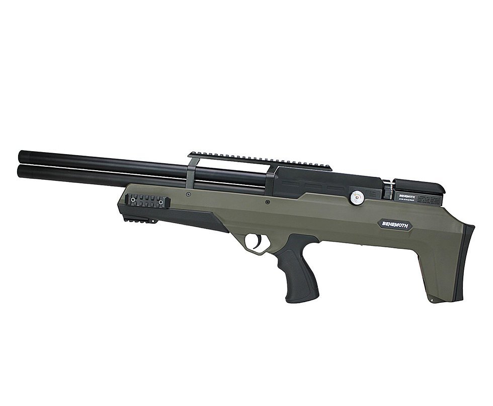 Carabina de Pressão PCP Nova Vista Bullpup Behemoth PS-R2-SF 5.5mm Green com reguladora