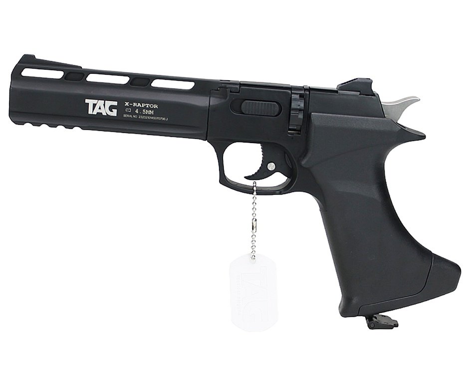 Pistola De Pressão CO2 CP400 RAPHTOR 8 Tiros 4,5mm TAG SPA + Co2