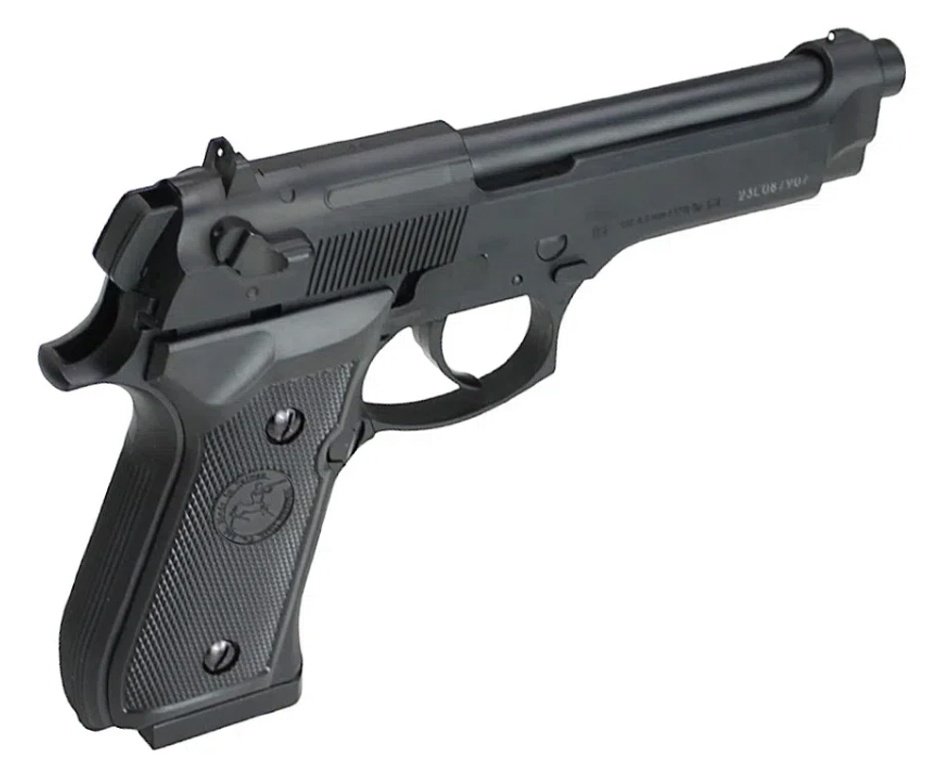 Pistola de Pressão CO2 M92 FS Chumbinho/BBS Dual Ammo 4,5 + Co2 + BBS + Chumbo + Case