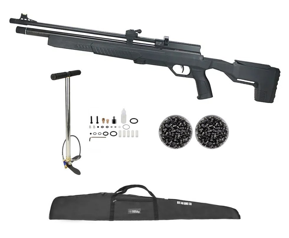 Carabina de Pressão PCP ICON 5,5 + Bomba + Capa + Chumbo