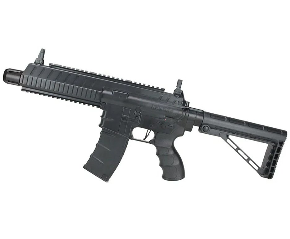 Rifle de Pressão CO2 HK HK416 Steel Strike 4.5 + Co2 + BBS