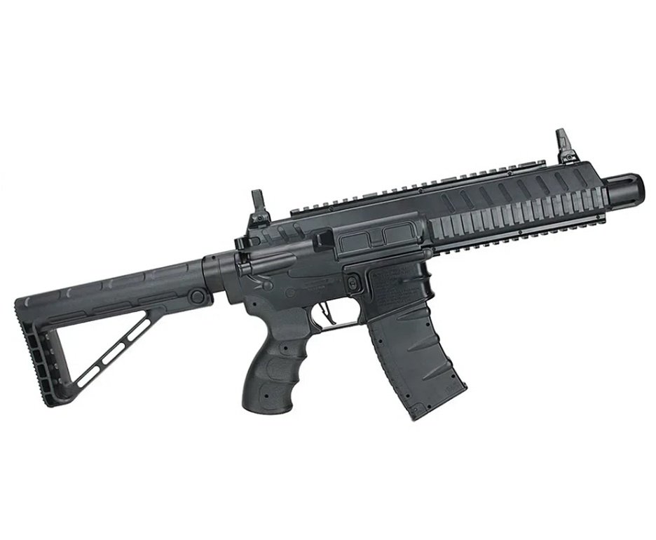 Rifle de Pressão CO2 HK HK416 Steel Strike 4.5 + Co2 + BBS + Capa + Alvos + Red Dot