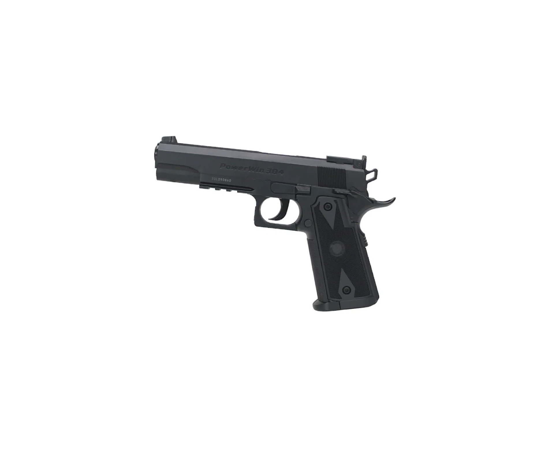 Pistola de Pressão CO2 1911 Tactical BBs Aço 6mm + Co2 + BBS