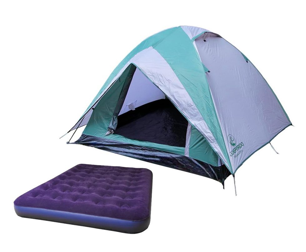 Barraca Guepardo News Vênus Ultra PRO 3 Pessoas 2500mm + Colchão de Casal