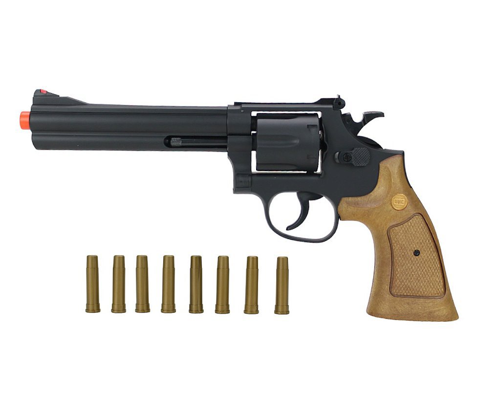 Revólver de Airsoft M586 6" Black UA-934B 6mm - UHC