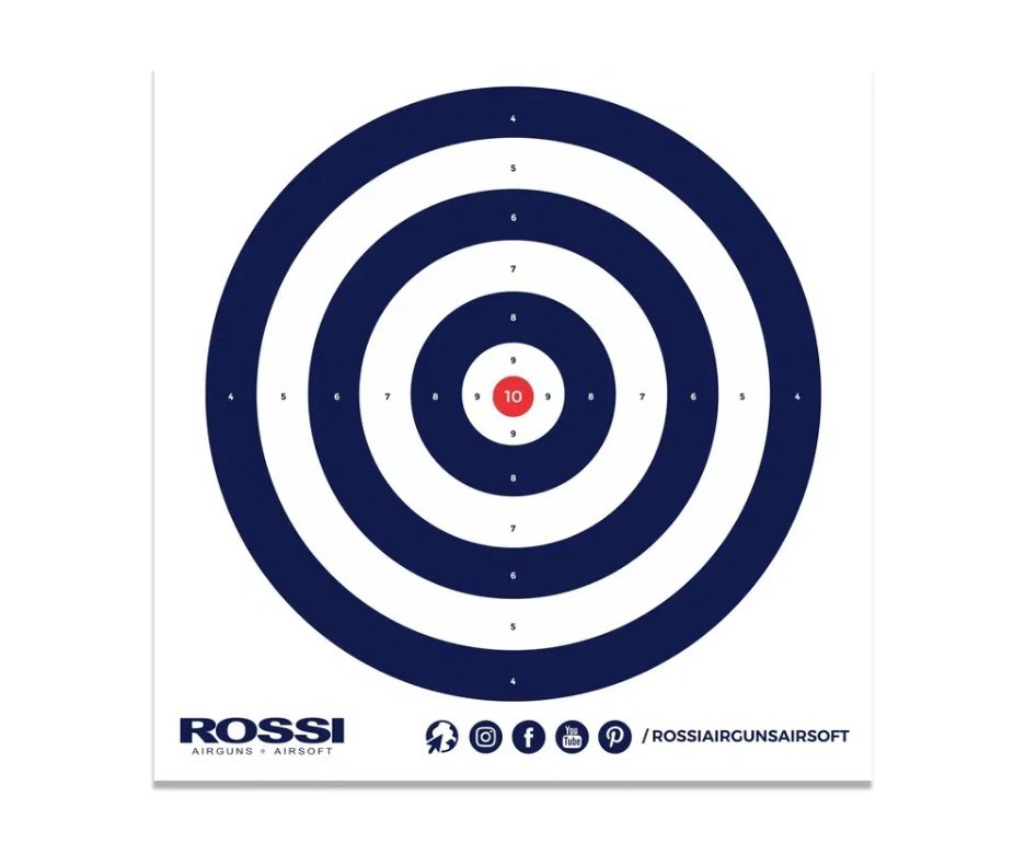 Kit 05 Cx Chumbinho Target Match 5,5mm 100und Rossi + Alvos