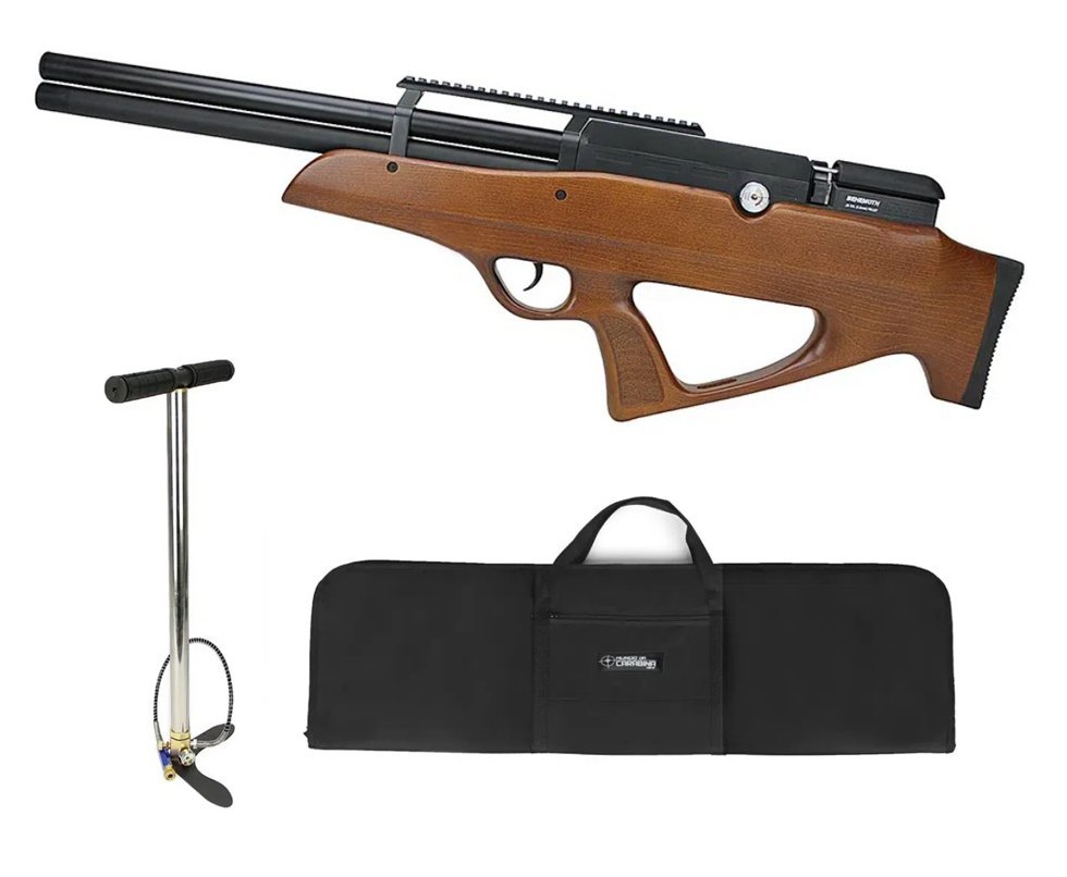 Carabina de Pressão PCP Behemoth PS-R2-SF 5,5 + Bomba + Capa
