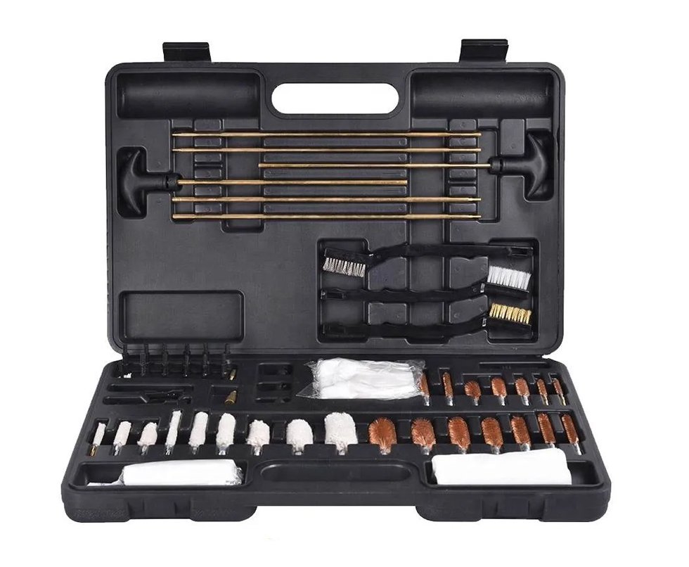 Kit Limpeza para armas Curtas e Longas 62 peças Cal .22 a 12GA - FXR Artemis