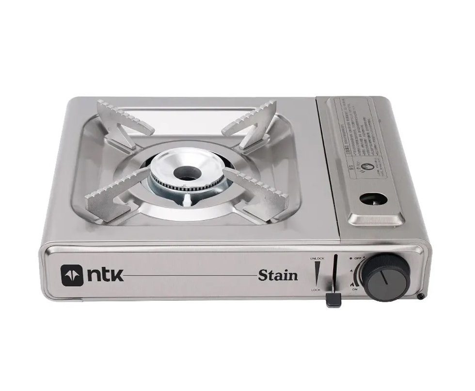 Fogareiro Frontier Inox Portatil Para Cozinha E Camping Cheff Stain - NTK