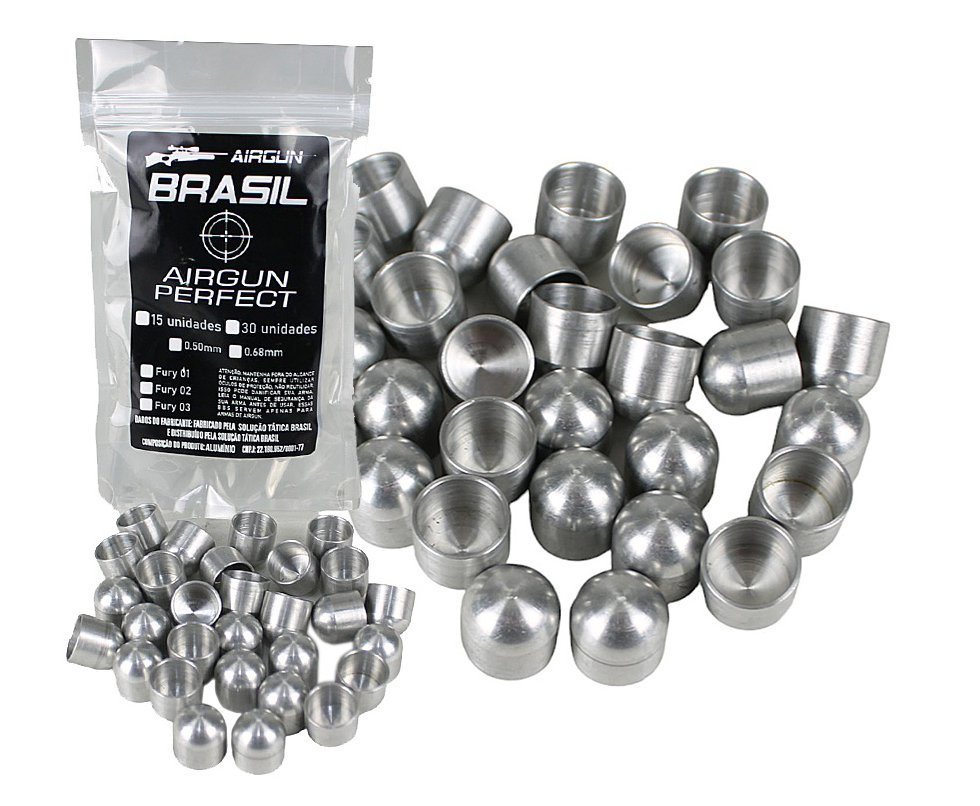 First Strike Aluminio Paintball  .50 / Pct com 50un - Airgun Brasil