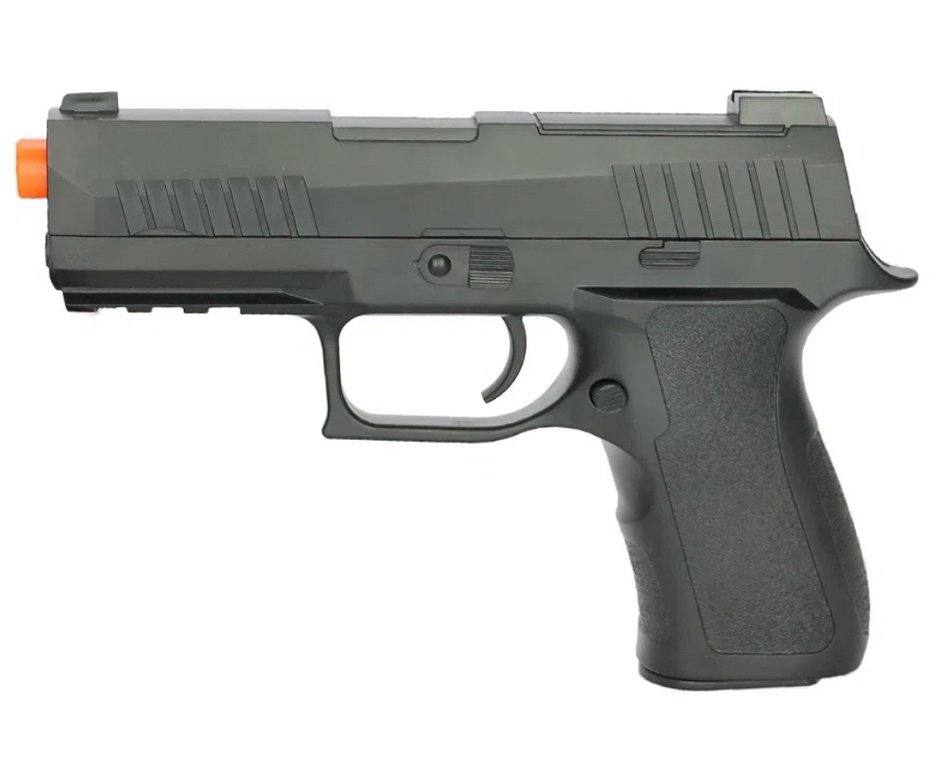 Pistola de Airsoft P320 V311 Spring + BBS + Coldre / Capa