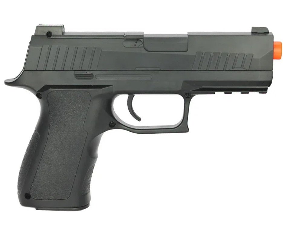 Pistola de Airsoft P320 V311 Spring + BBS + Coldre / Capa