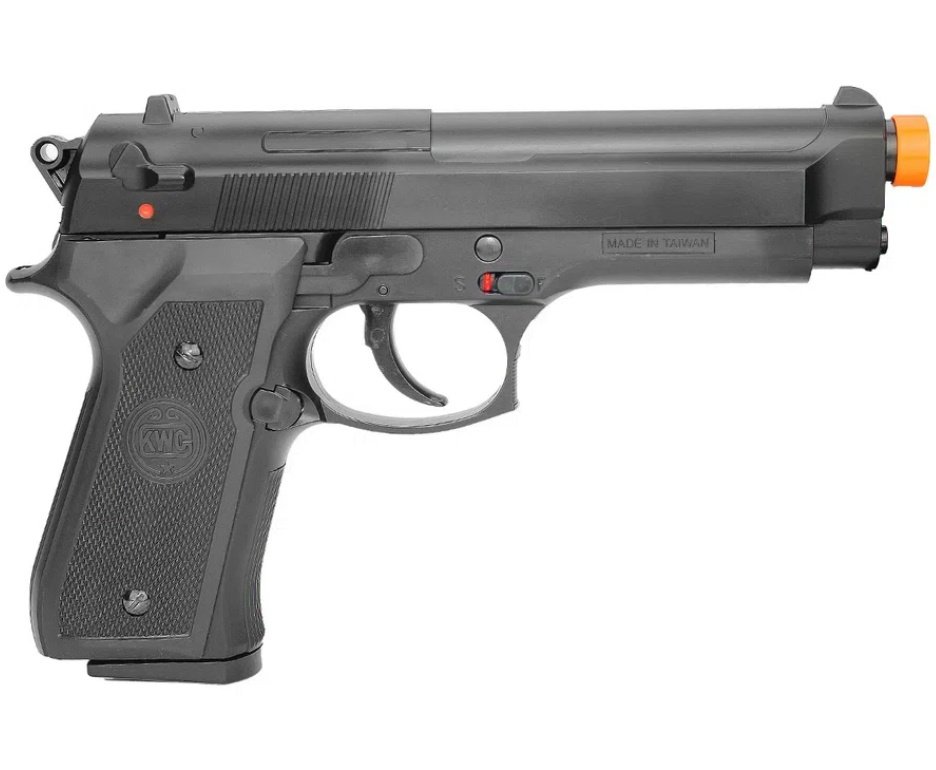 Pistola De Airsoft Beretta M92 Spring Cal 6.0 + BBS + Coldre / Capa