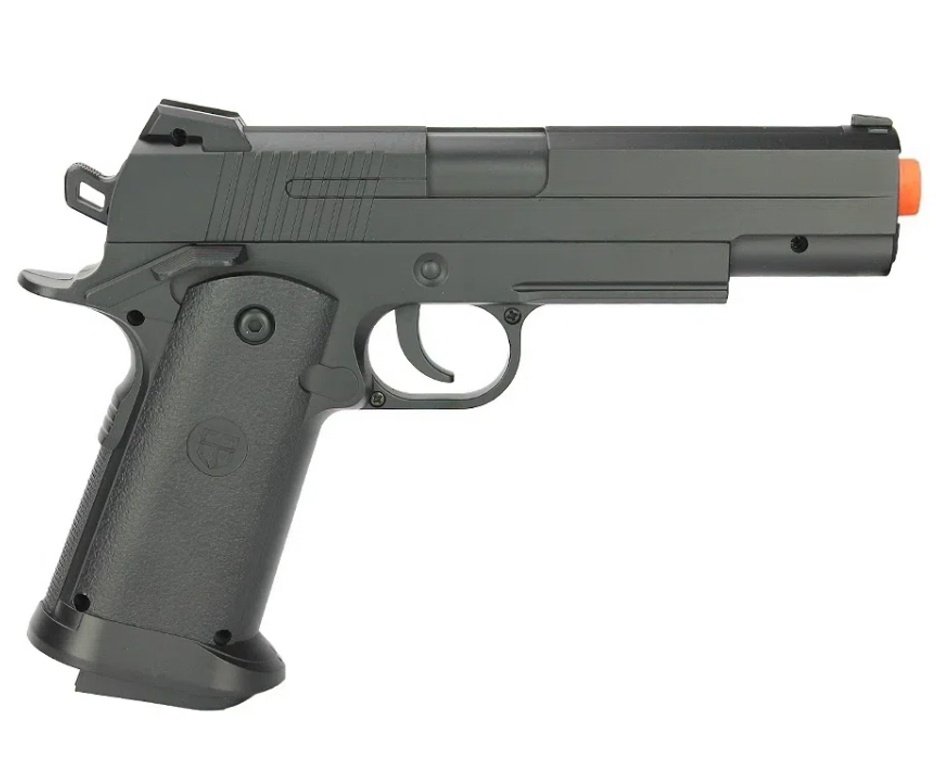 Pistola De Airsoft Vigor Spring Vg 1911 V18 Full Metal + BBS + Coldre / Capa