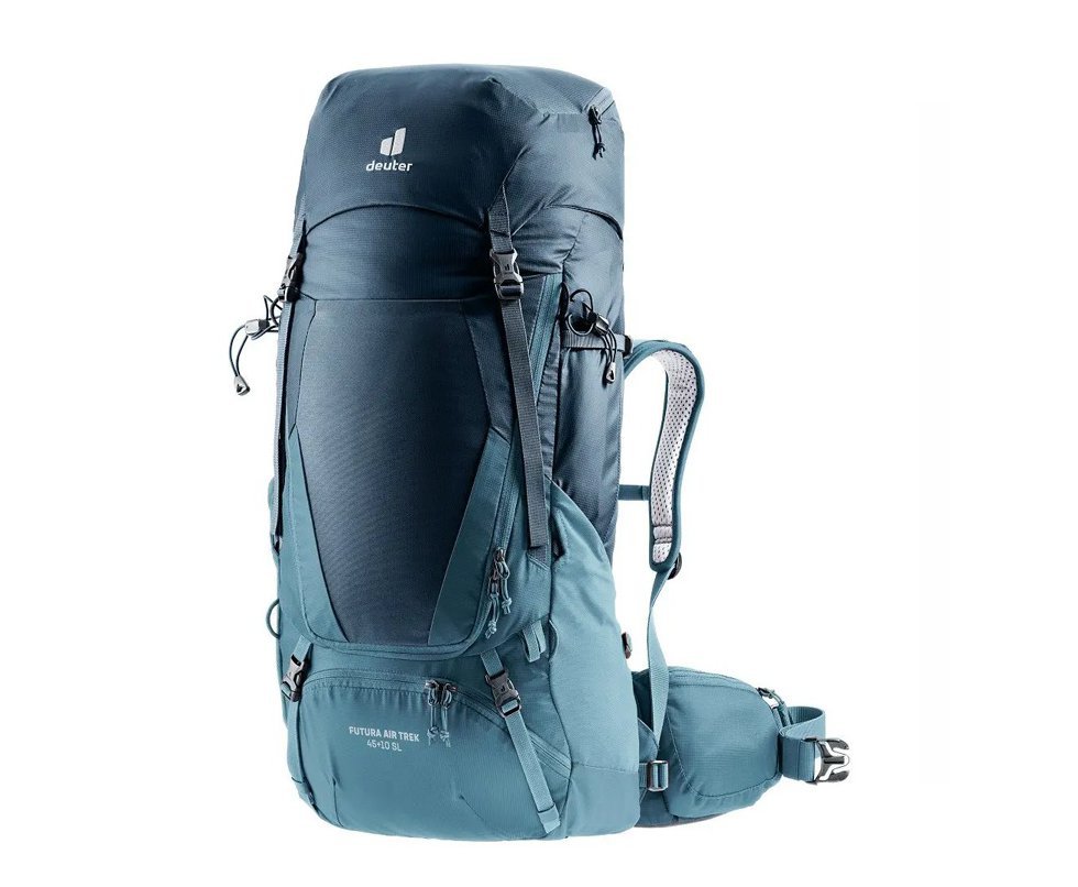 Mochila para Trekking Futura Air Trek 45+10 litros SL Azul - Deuter