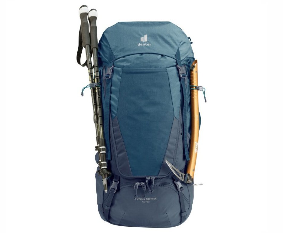 Mochila para trekking Futura Air Trek 60+10 litros Azul - Deuter