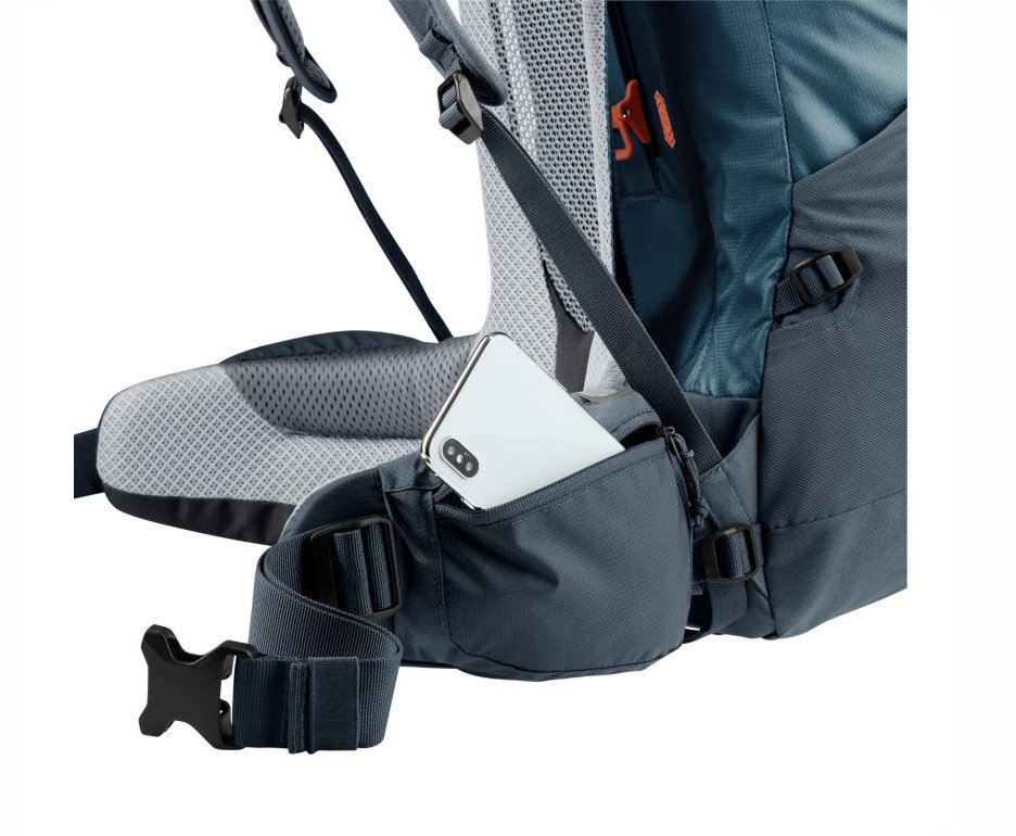 Mochila para trekking Futura Air Trek 60+10 litros Azul - Deuter