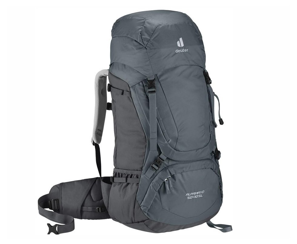 Mochila Alpamayo SL 50+10 Litros Cargueira Cinza - Deuter