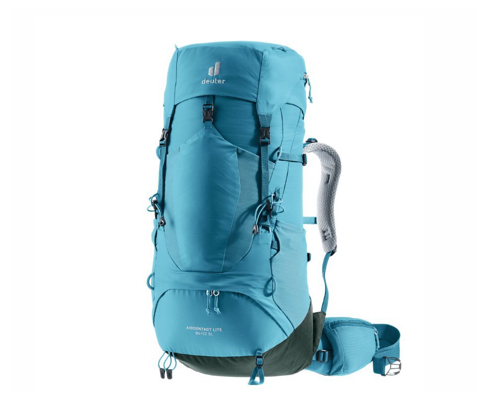Mochila Aircontact Lite SL 35+10 litros Azul/Cinza - Deuter