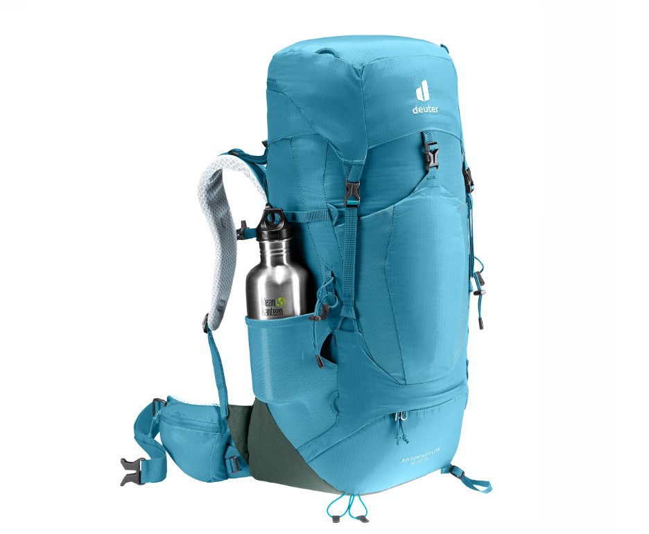 Mochila Aircontact Lite SL 35+10 litros Azul/Cinza - Deuter