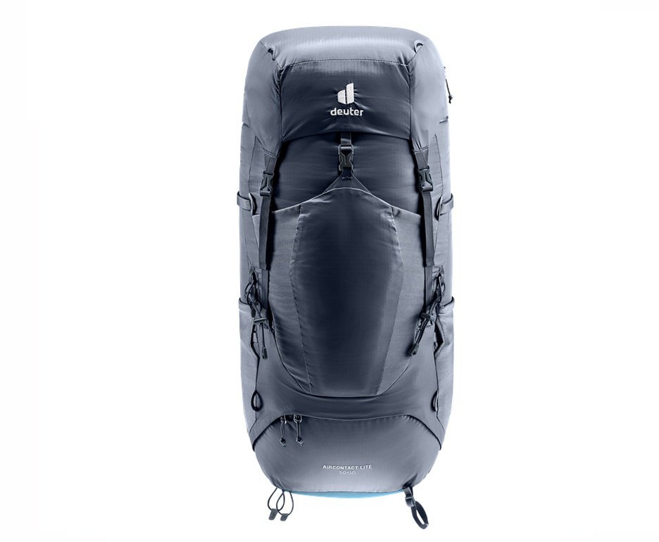 Mochila Aircontact Lite 50+10 litros Preto/Azul -  Deuter