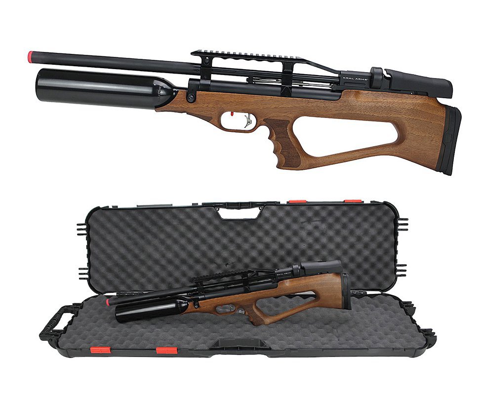 Carabina de Pressão PCP Bull Pup Puncher Empire X Wood 5.5mm 600cc - Kral Arms