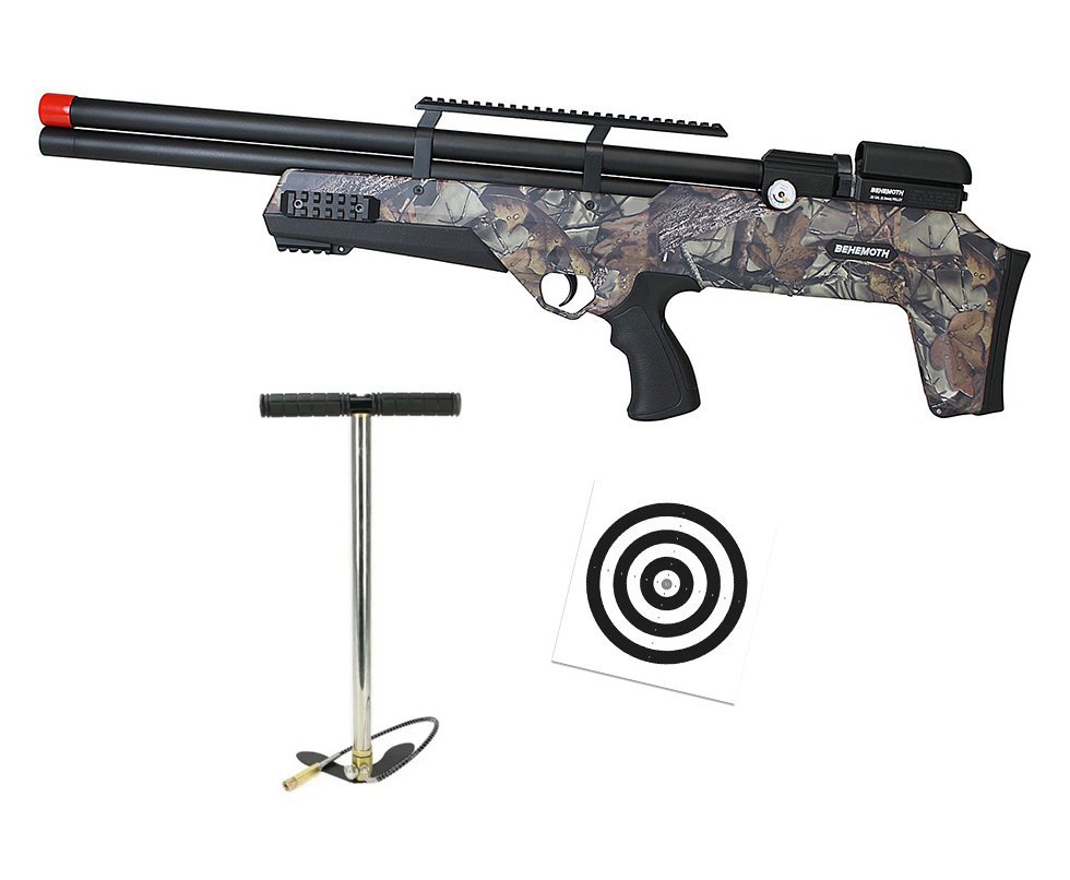 Carabina PCP Nova Vista Bullpup Behemoth PS-R2-S 5.5 CAMU + Bomba 3 Estágios