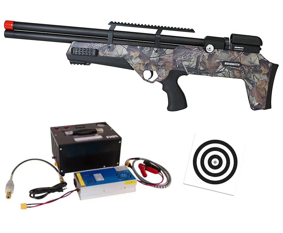 Carabina PCP Bullpup Behemoth PS-R2-S 5.5 + Compressor 110V/220V/12V