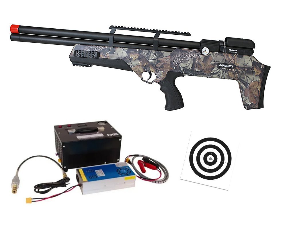 Carabina PCP Bullpup Behemoth PS-R2-S 5.5 + Compressor 110V/220V/12V