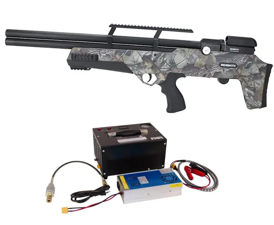 Carabina PCP Bullpup Behemoth PS-R2-S 5.5 + Compressor 110V/220V/12V