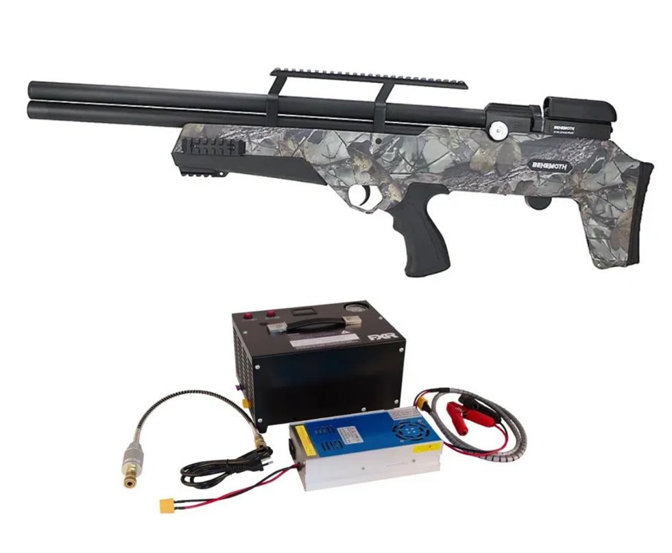 Carabina PCP Bullpup Behemoth PS-R2-S 5.5 + Compressor 110V/220V/12V
