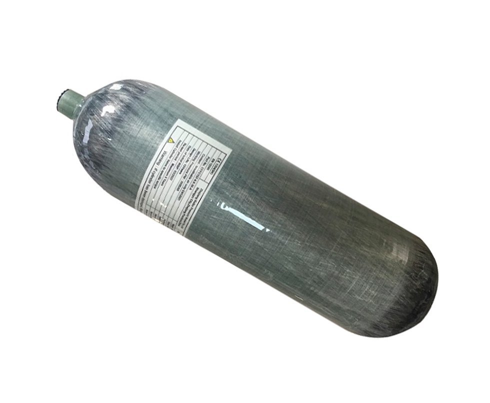 Cilindro PCP 300 Bar 1,3 L de Fibra de Carbono
