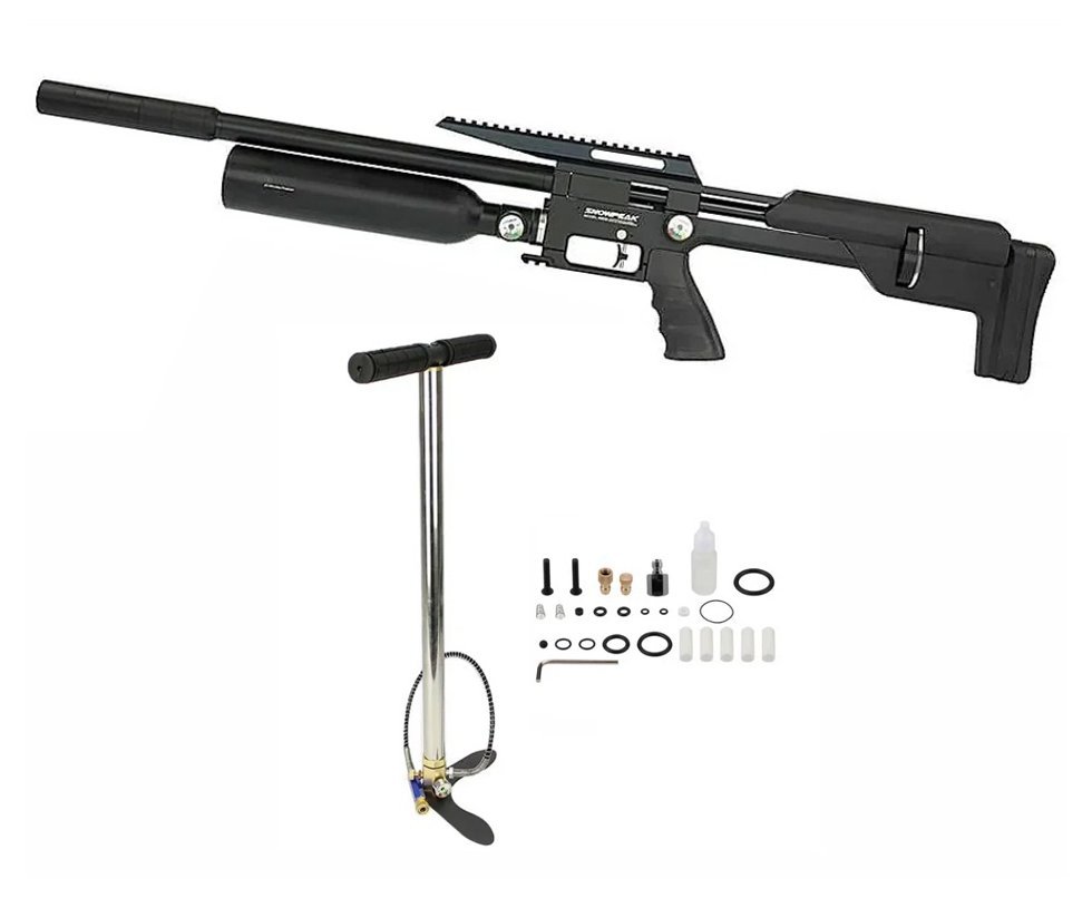 Carabina de Pressão PCP M60B Slayer HC 5,5mm Artemis - FXR + Bomba Hand Pump Pneumatica Manual Pcp