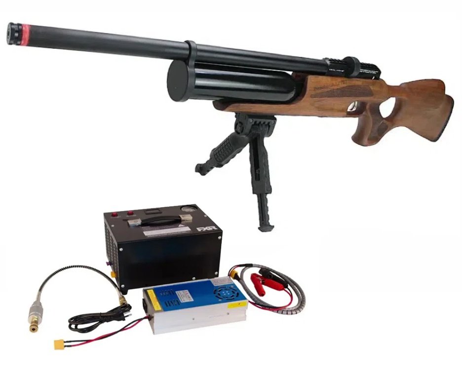 Carabina PCP Puncher Auto W 5.5 Semi Auto + Compressor 110V/220V/12V