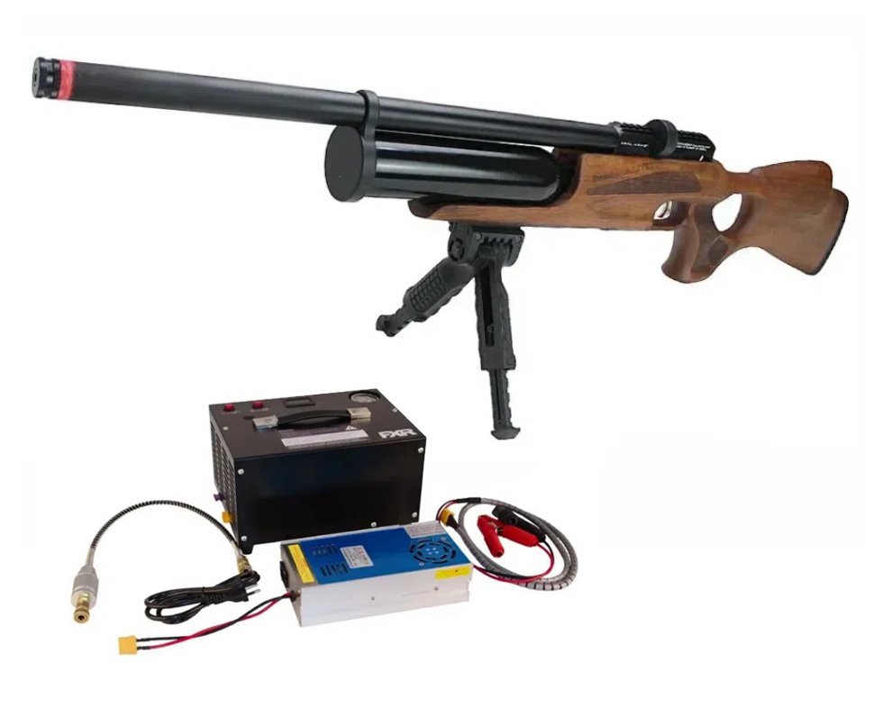 Carabina PCP Puncher Auto W 5.5 Semi Auto + Compressor 110V/220V/12V