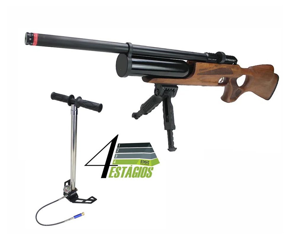 Carabina PCP Puncher Auto W 5.5 + Bomba 4 Estágios
