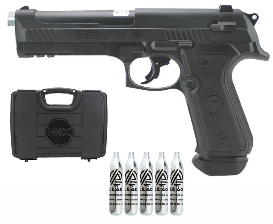 Pistola CO2 LTL Alfa 1.50 .50 + Co2 + Case Premium