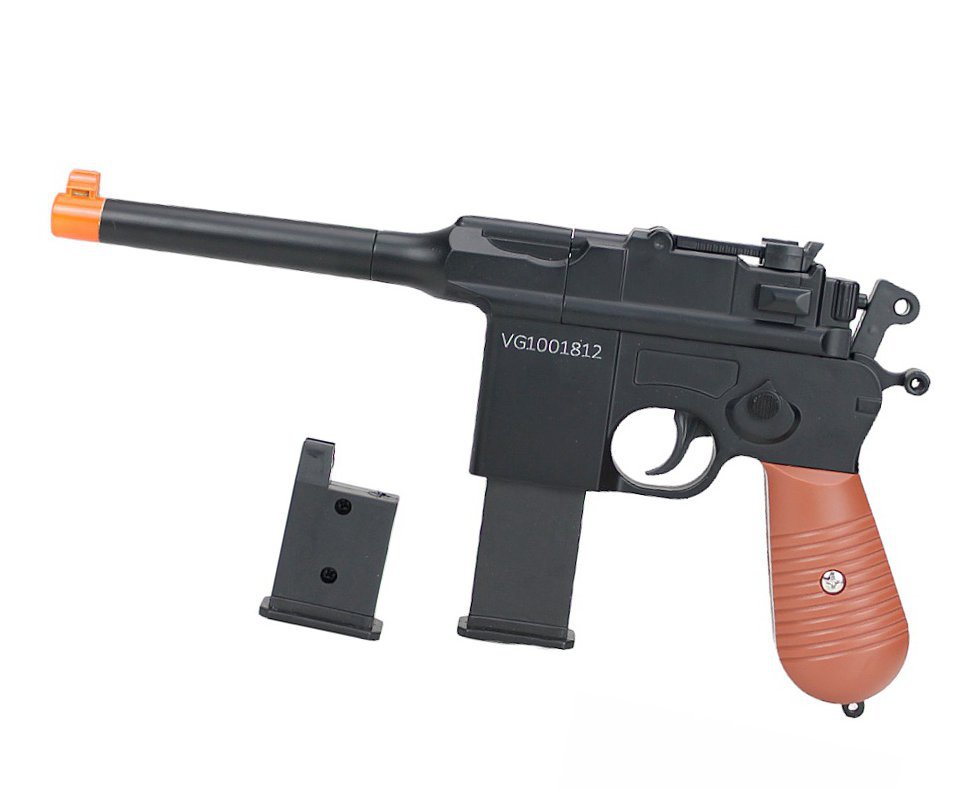 Pistola de Airsoft VG Mauser C96 V10 Metal Mola 6mm - VG Rossi