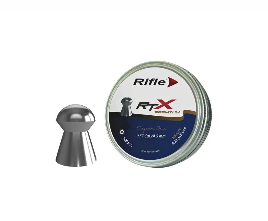 Chumbinho Rifle RTX Heavy Super Box 4,5mm - 500 un