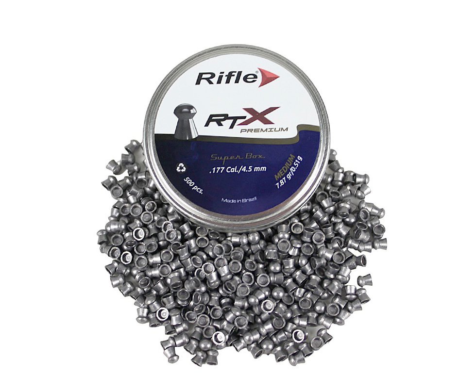 Chumbinho  Rifle RTX Medium Super Box 4,5mm - 500 un