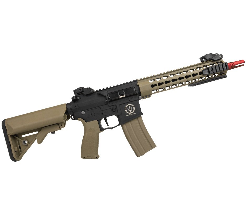 Artefato Pressão Airsoft Rossi AR15 Neptune 10 Short Tan Elet 6mm