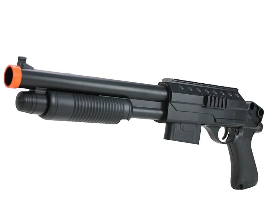 Shotgun de Airsoft VG Pump Tactical Short Mola 6mm Rossi + 1000bbs 0,12g