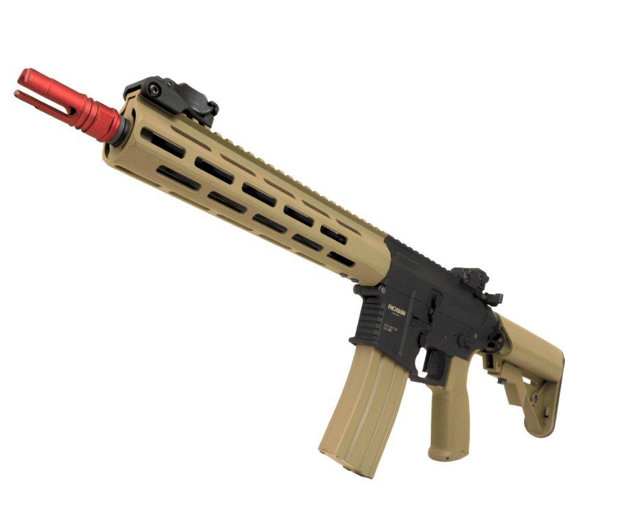 Artefato Pressão Airsoft Rossi AR15 Neptune 10 Tan M-LOK Elet 6mm