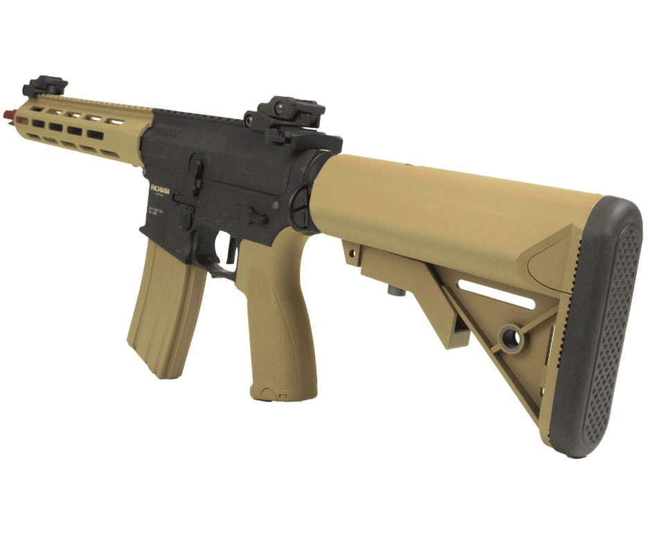 Artefato Pressão Airsoft Rossi AR15 Neptune 10 Tan M-LOK Elet 6mm