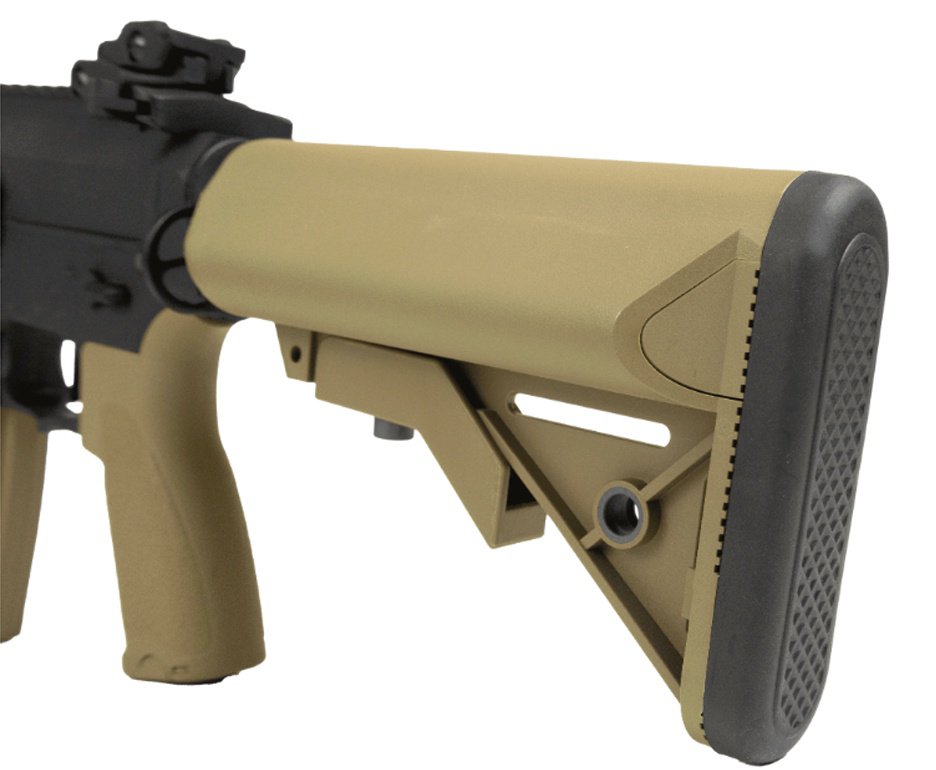 Artefato Pressão Airsoft Rossi AR15 Neptune 10 Tan M-LOK Elet 6mm