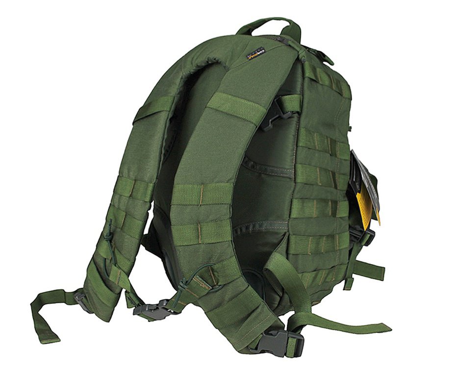 Mochila Tatica Modular Porta Capacete Cordura 1000 Verde Oliva - Forhonor