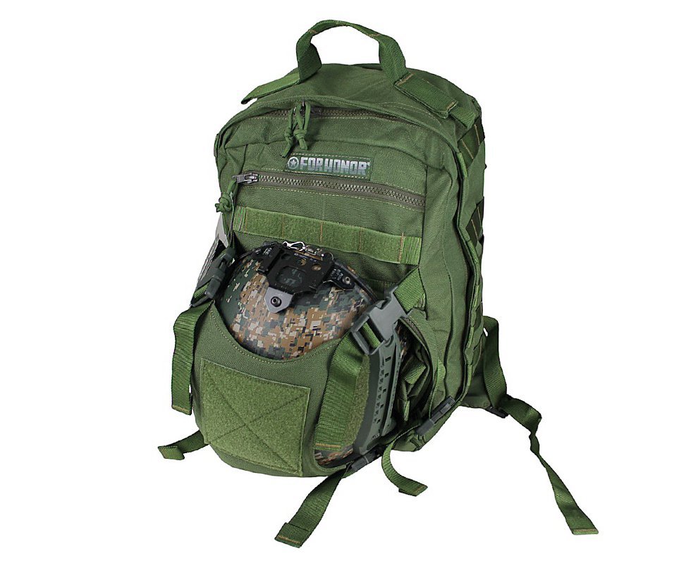 Mochila Tatica Modular Porta Capacete Cordura 1000 Verde Oliva - Forhonor
