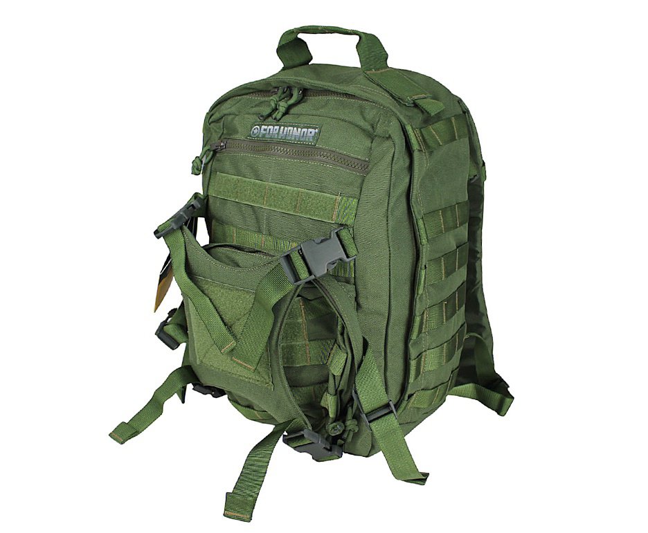 Mochila Tatica Modular Porta Capacete Cordura 1000 Verde Oliva - Forhonor