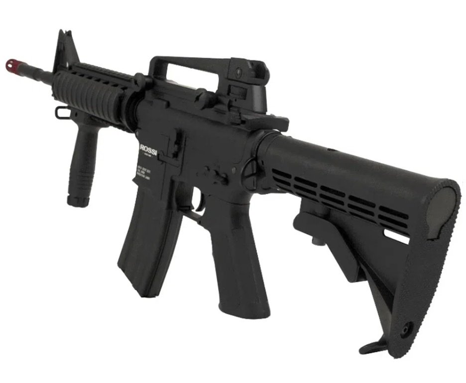 Rifle Airsoft Sentinel M4A1 CAR RIS Full Metal Neptune + Bateria + Carregador + Capa + BBS